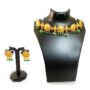 Antique Gold Plated and Bead Necklace