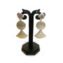 Oxidized Silver-Toned earring