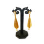 Gold-plated Leaf Design Earring