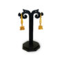 Gold-plated Temple Earring
